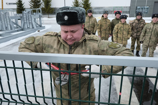 Учебно-методический сбор с офицерами-специалистами инженерно-технических средств охраны соединения по охране важных государственных объектов Центрального округа Росгвардии 